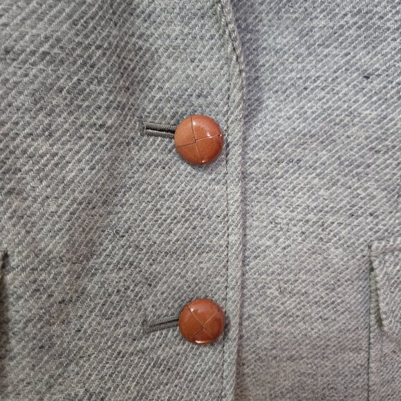 Banana Republic Wool Blend Tweed Blazer | Womens Size 8 - Picture 4 of 11